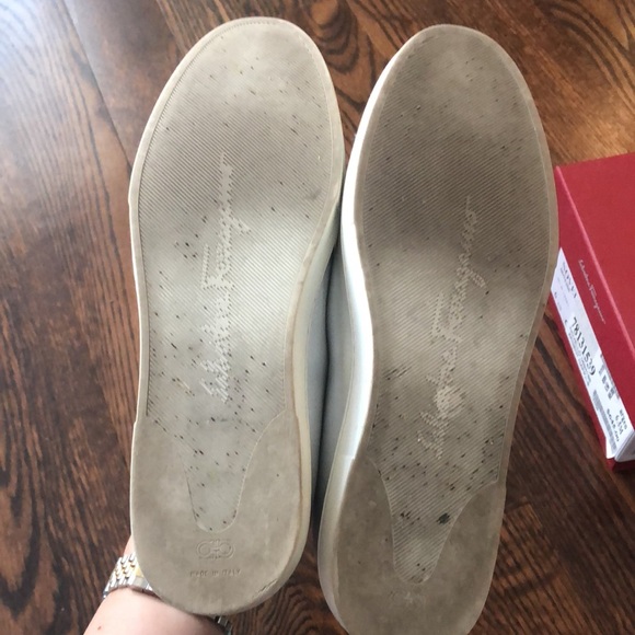 Salvatore Ferragamo Novello shoes silver size6.5 - Picture 5 of 8